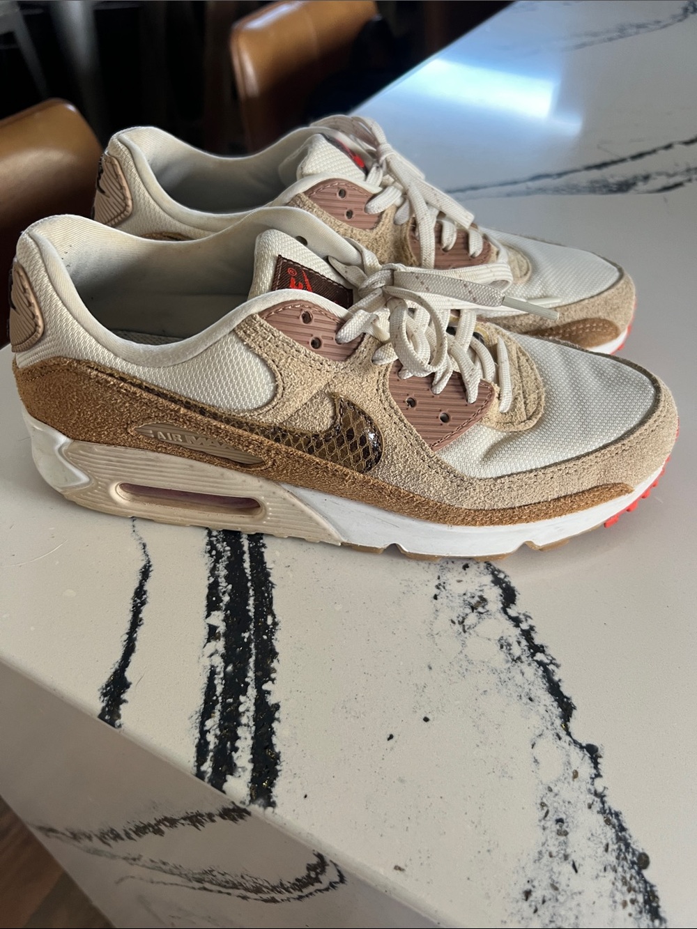 Nike Women's Neutral Beige & Tan Air Max Low-Top Sneakers